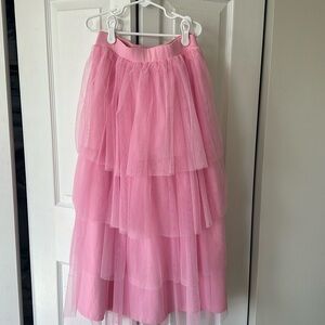 American girl pink Tulle skirt